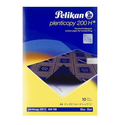 Carta Carbone A4 Pelikan Plenticopy 200 H Blu 10fg